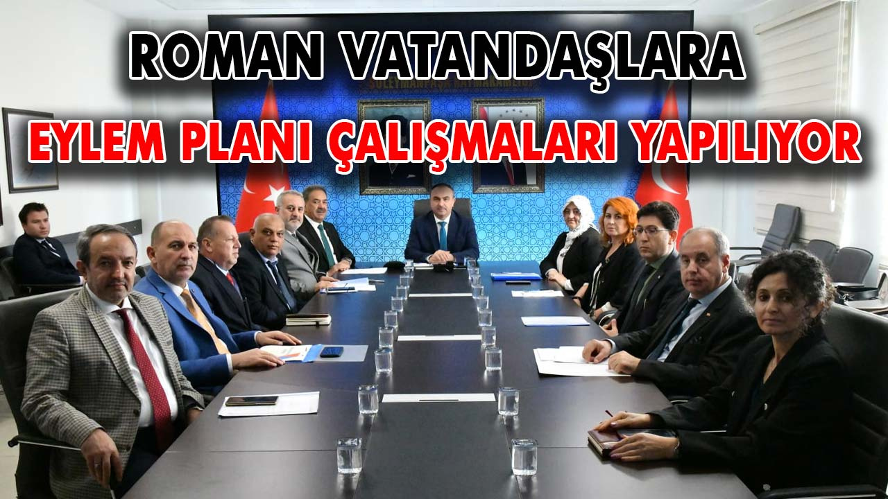 Roman vatandaşlara eylem planı çalışmaları yapılıyor